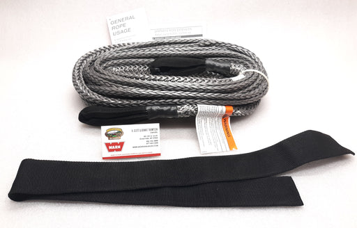 WARN 93122 Spydura Pro Synthetic Rope Extension 3/8' x 50'