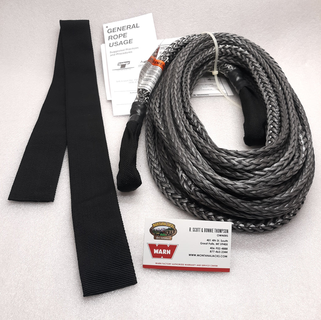 WARN 93122 Spydura Pro Synthetic Rope Extension 3/8' x 50' Montana