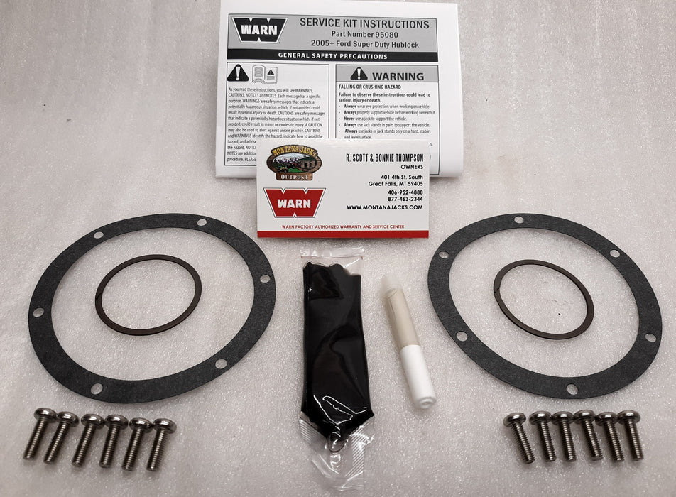 WARN 95080 4WD Hub Service Kit for '05 & up Ford F-Super Duty