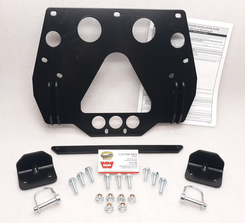 WARN 95848 ATV Center Plow Mount for 2014-17 Polaris Ace 325/570/900