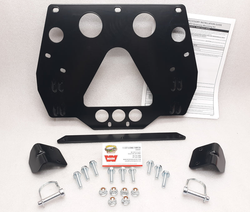 WARN 95848 ATV Center Plow Mount for 2014-17 Polaris Ace 325/570/900