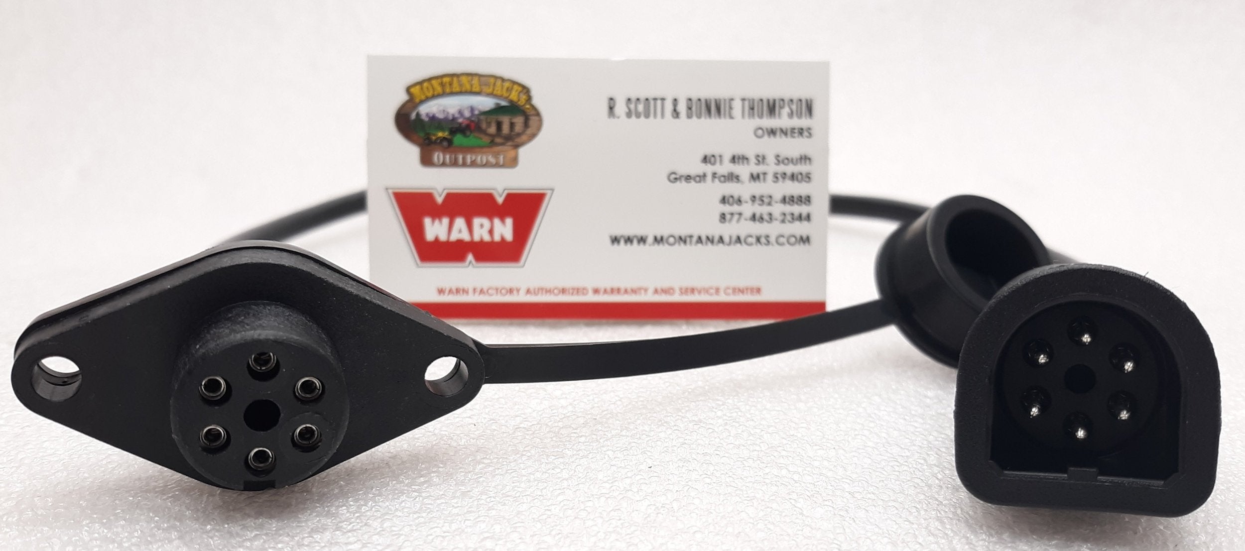 WARN 98348 Remote Socket Extension for Truck/SUV Winches — Montana