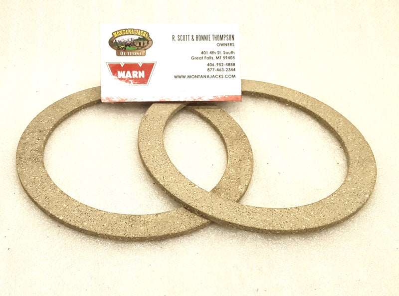 WARN 98382 Winch Brake Friction Discs for M8274 Truck Winch, PAIR