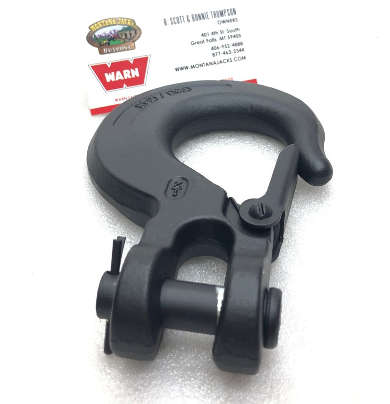 WARN 98389 Winch Hook, 1/2" Black