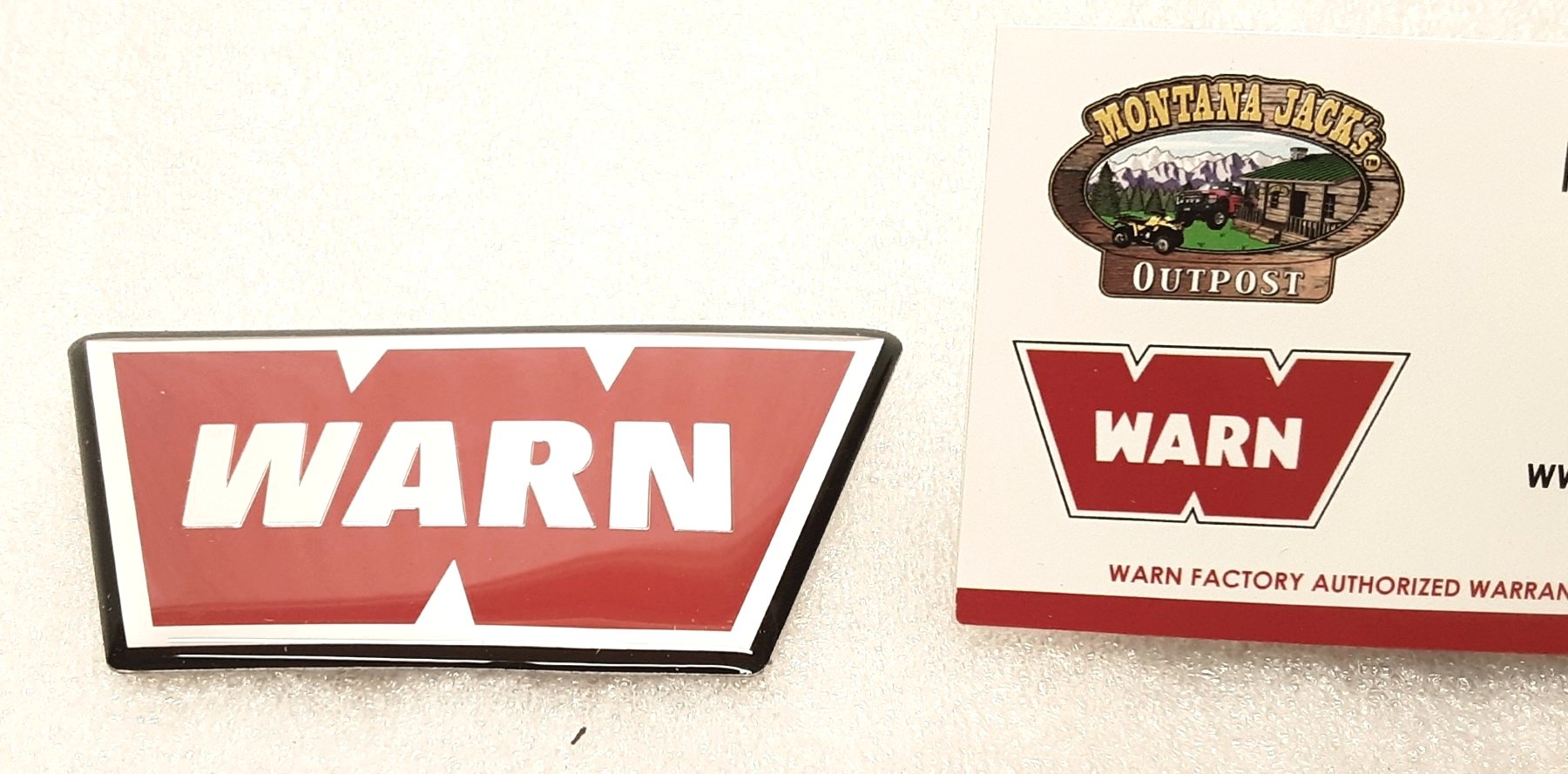 WARN 98398 Control Housing Emblem for XD9000i, 9.5ti, 9.5cti, ZEON