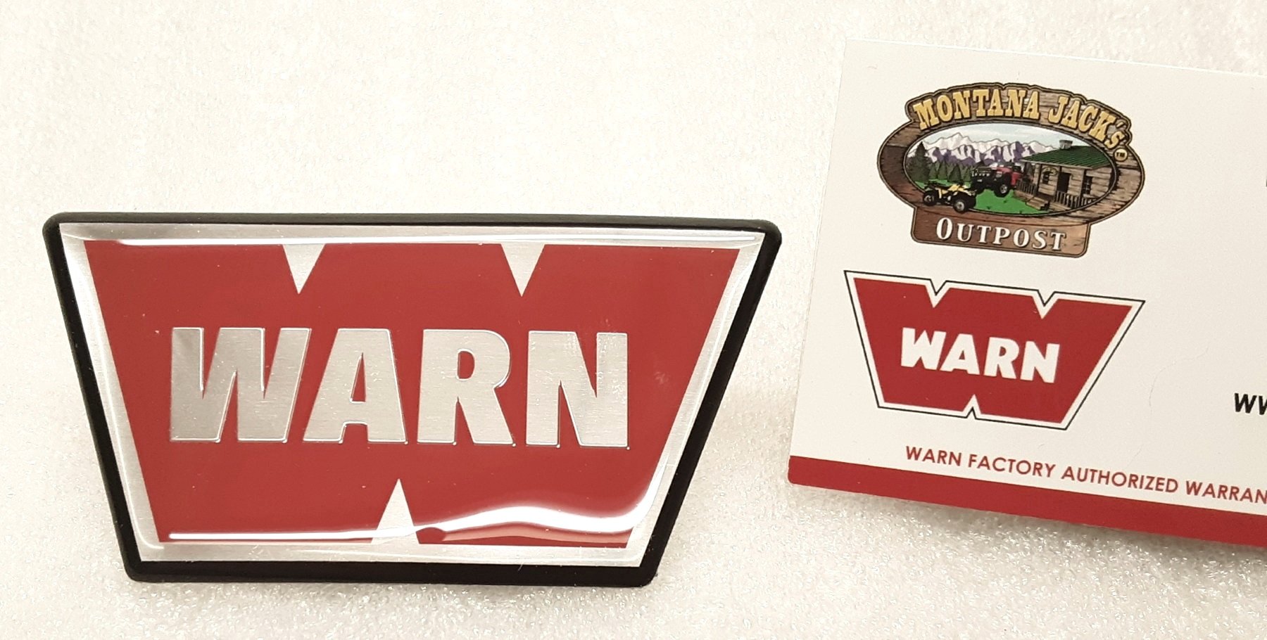 WARN 98398 Control Housing Emblem for XD9000i, 9.5ti, 9.5cti, ZEON