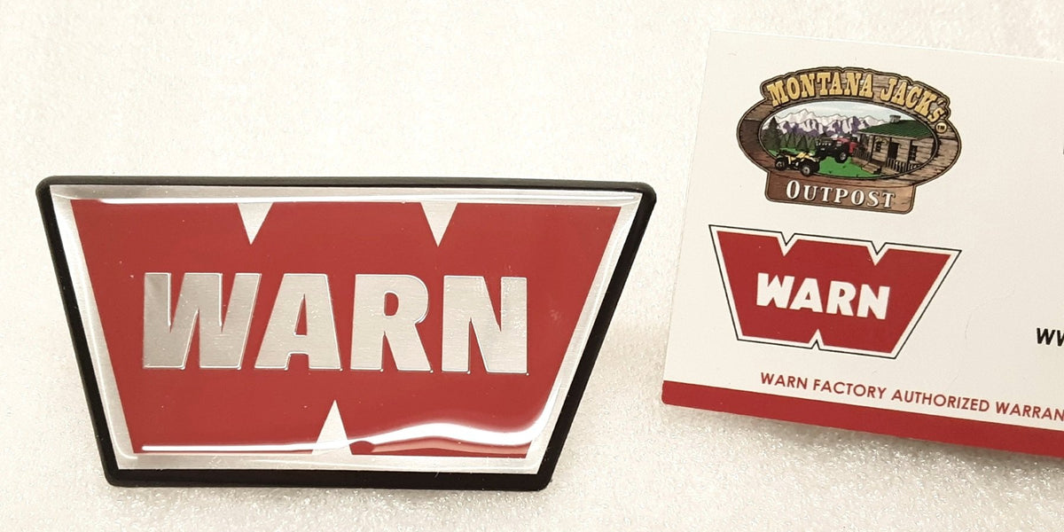 WARN 98398 Control Housing Emblem for XD9000i, 9.5ti, 9.5cti, ZEON