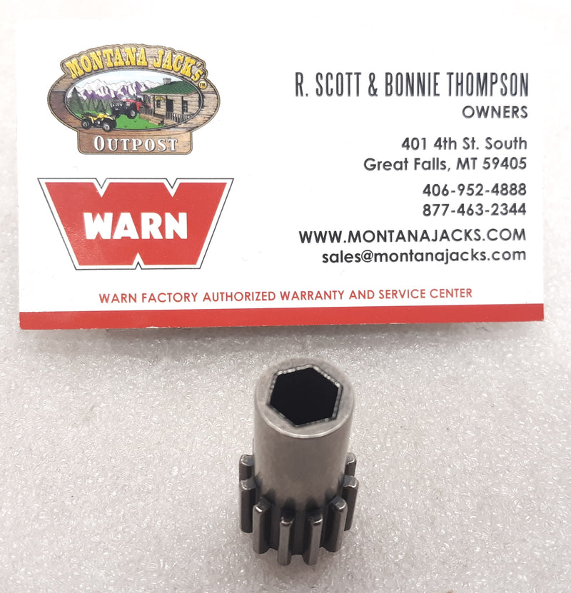 WARN 13874 Winch Sun Gear 12 Tooth, Stage 1, fitment chart in listing
