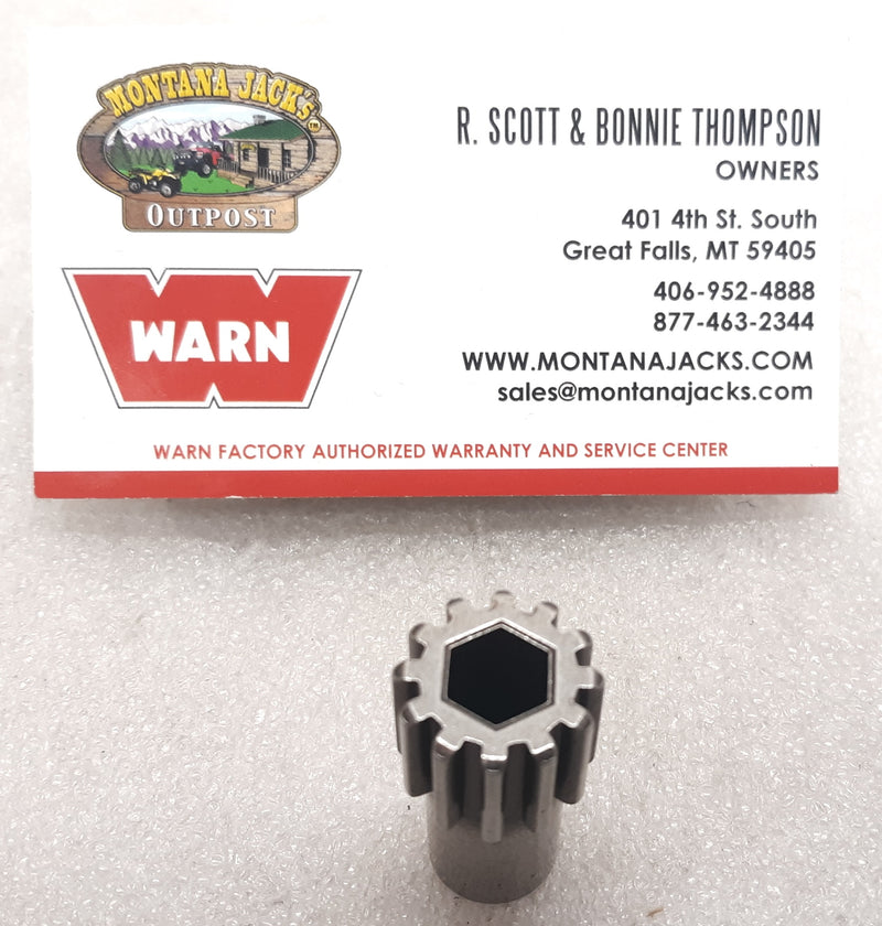 WARN 13874 Winch Sun Gear 12 Tooth, Stage 1, fitment chart in listing