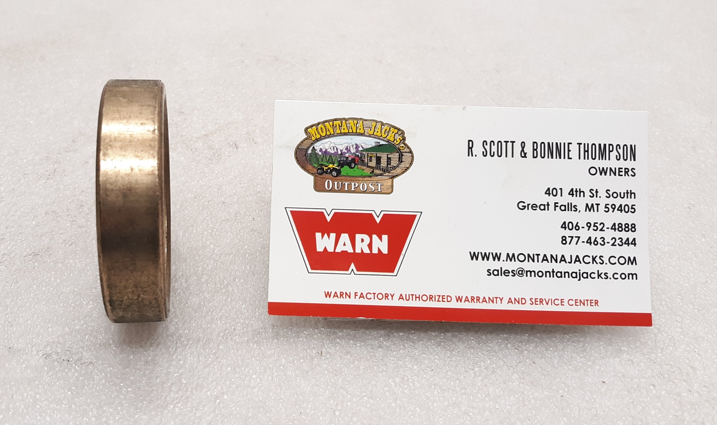 WARN 98507 Pinion Shaft Bushing for 8274 Truck Winch — Montana