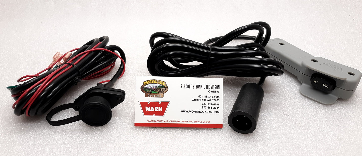 WARN 99896 ATV/UTV Winch Remote Control Kit, Spade Connectors — Montana