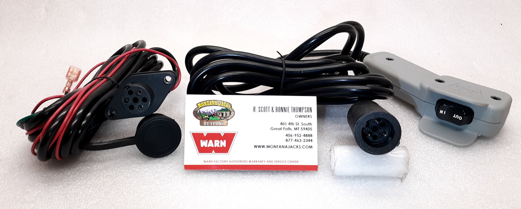 WARN 99896 ATV/UTV Winch Remote Control Kit, Spade Connectors