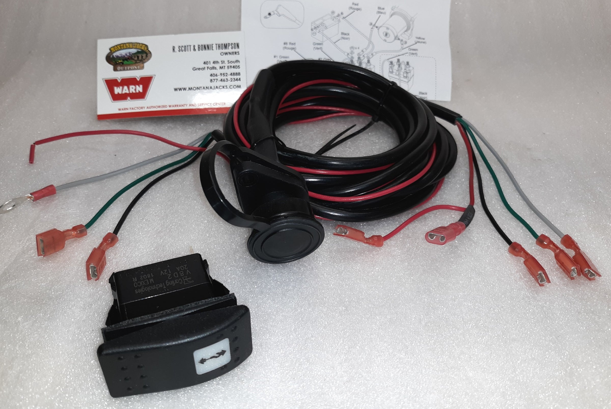 WARN 99897 Lighted Dash Rocker Switch Kit, FREE SHIPPING! — Montana ...