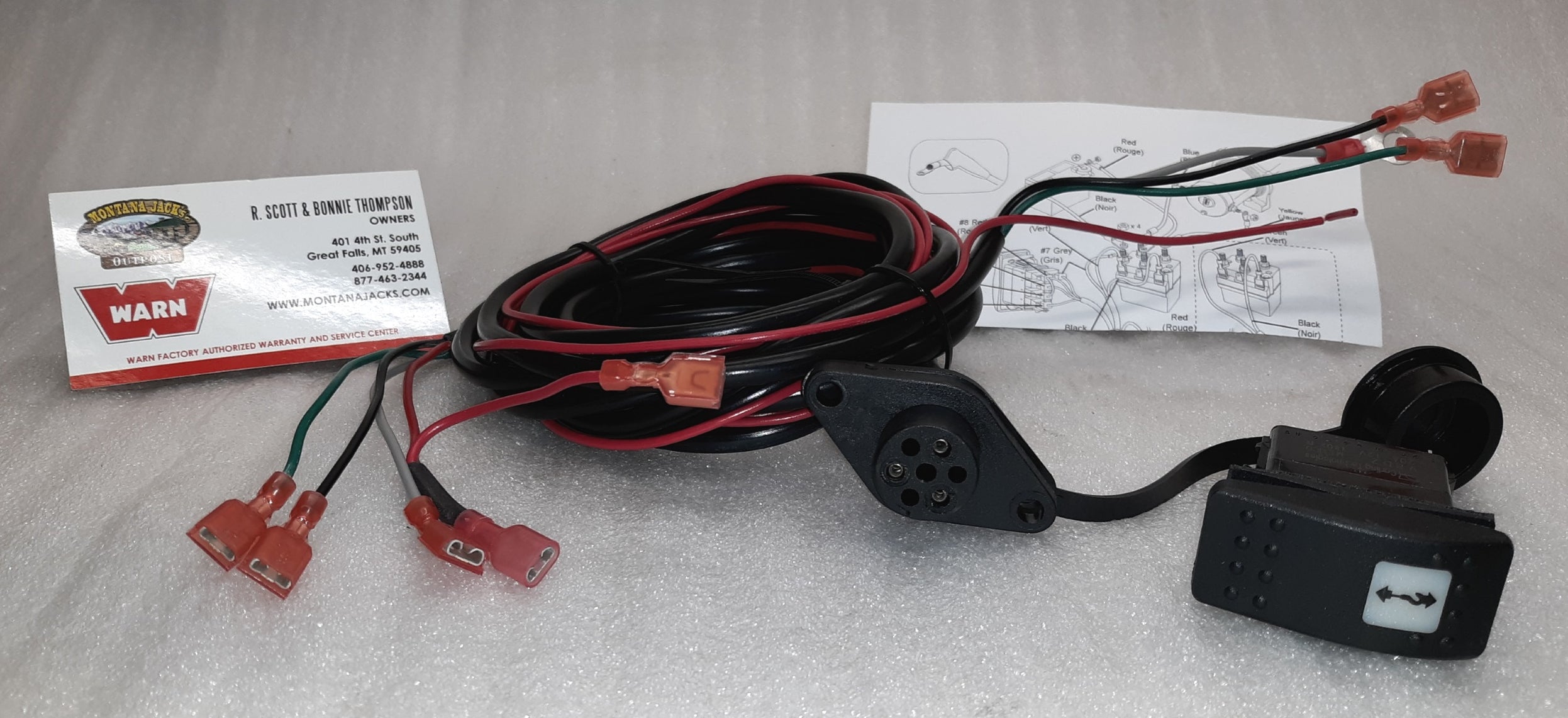 WARN 99897 Lighted Dash Rocker Switch Kit, FREE SHIPPING! — Montana