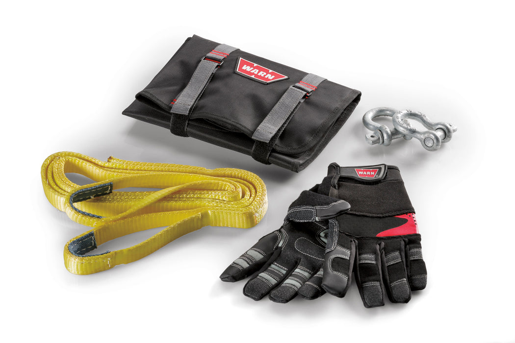 WARN 99901 Tool Roll Recovery Kit, Winch Accessory Kit & Winch Line Damper