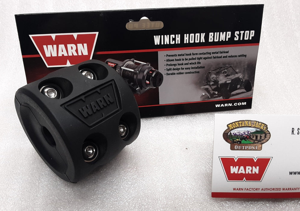 WARN 99944 Winch Hook Bump Stop for Wire or Synthetic Rope — Montana Jacks  Outpost