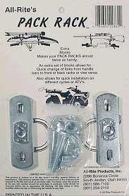 ALL RITE EBF2 Pack Rack Extra flat mount parts - Flat Mount — Montana ...