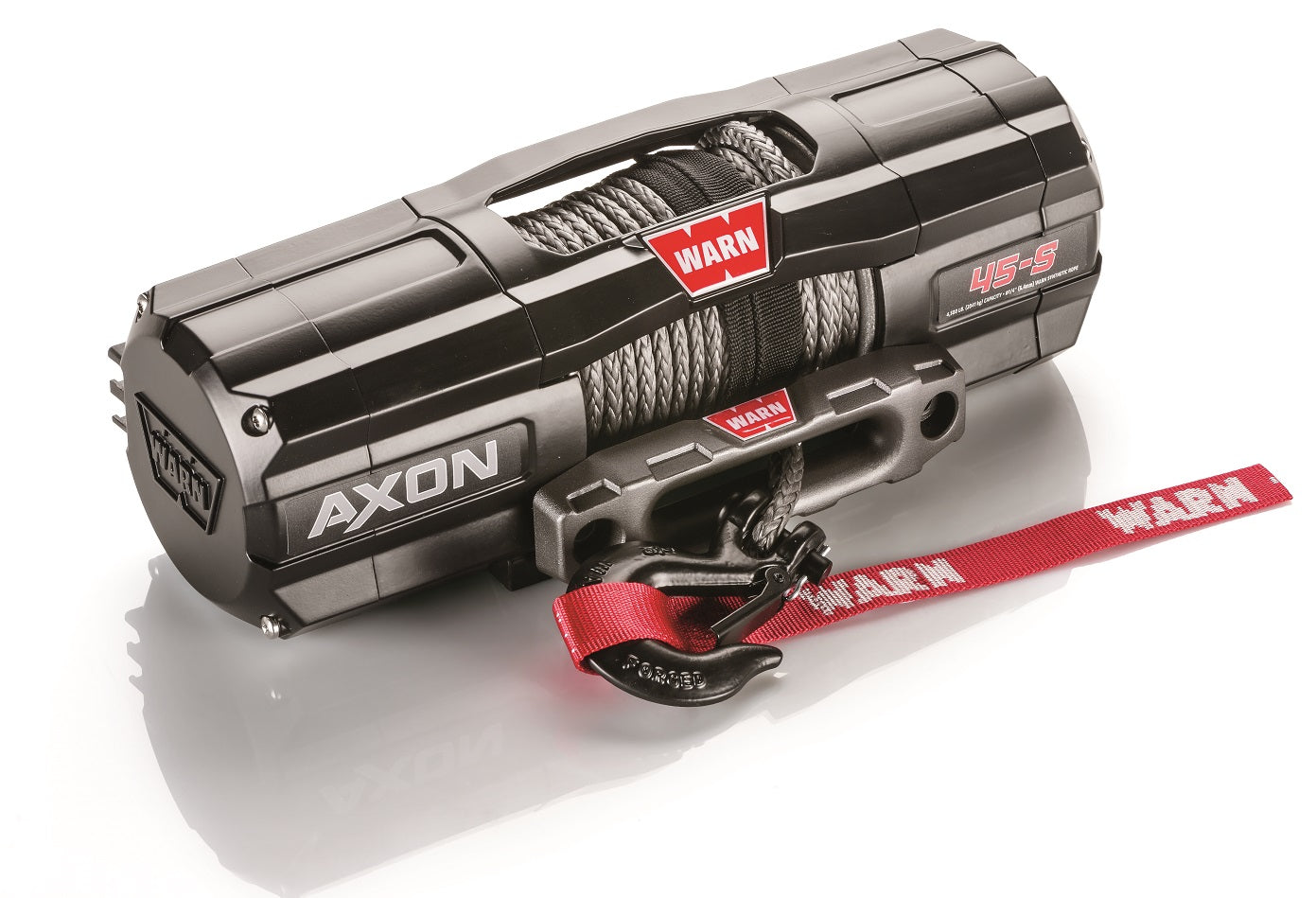 WARN 101140 AXON 45-S Synthetic ATV/UTV Winch, Lifetime Warranty