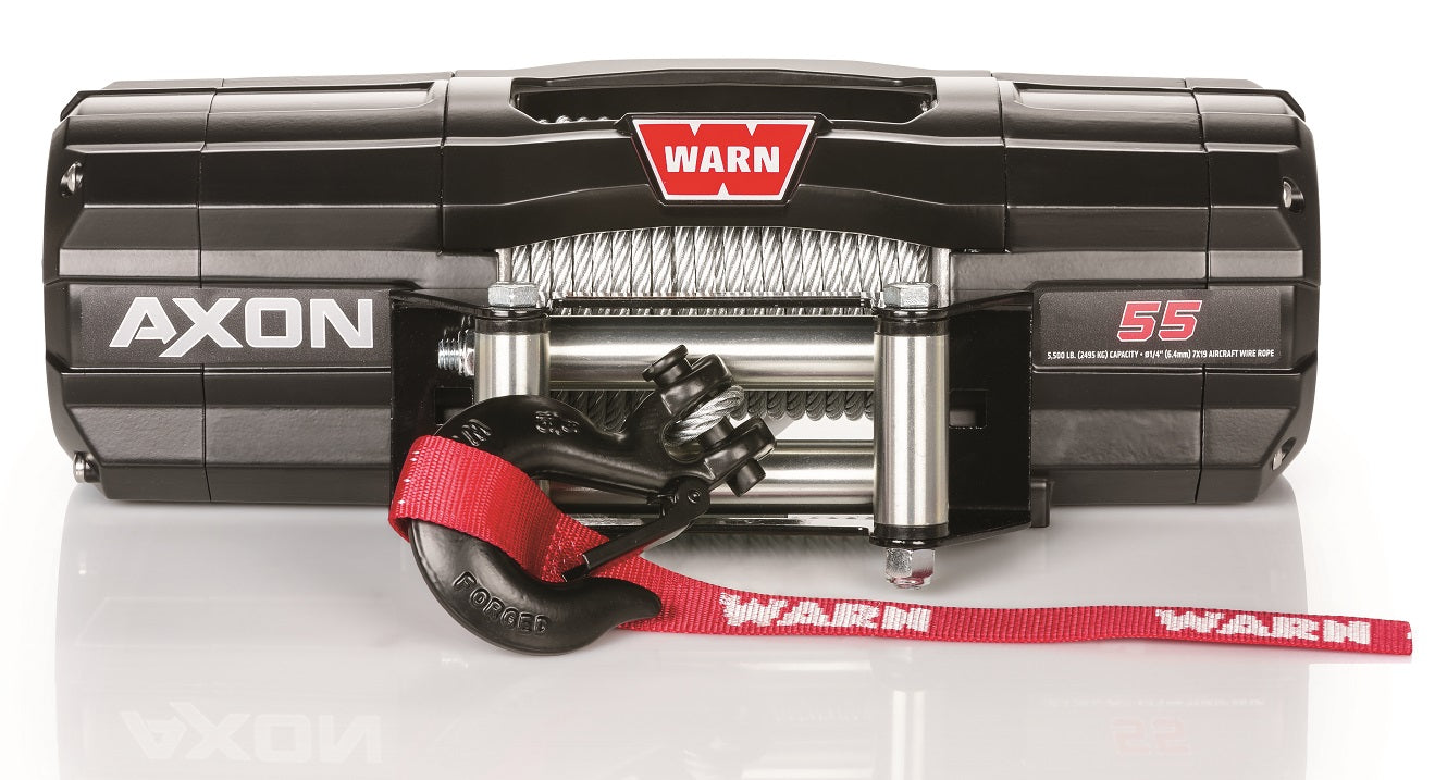 WARN 101155 AXON 55 UTV Winch, Lifetime Warranty! — Montana Jacks