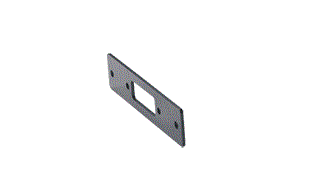 WARN Filler plate for Foot Down Winch Mount Part No. 68782