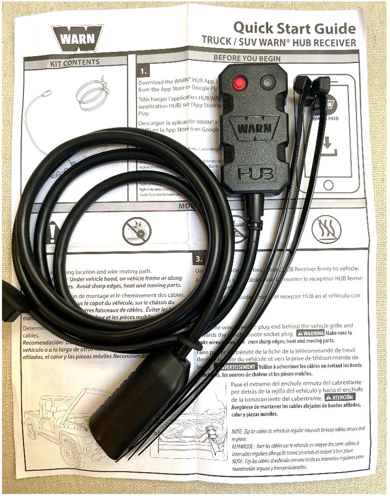 WARN 103945 Truck/SUV/Jeep HUB Wireless Winch Control  System