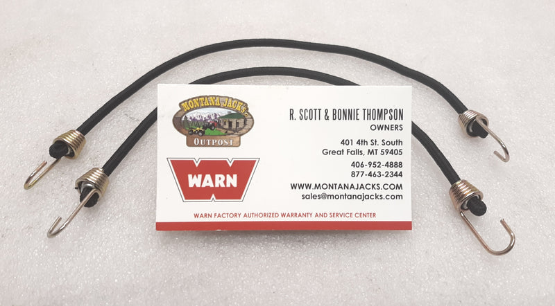 MONTANA JACK'S XS16022 Bungee Cords for WARN Winch Covers