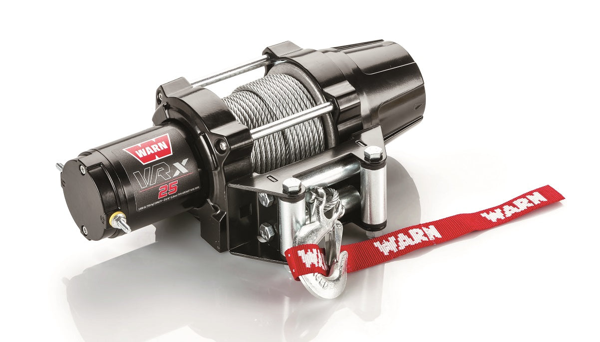 WARN 101020 VRX 25-S Synthetic ATV Winch, Lifetime Warranty