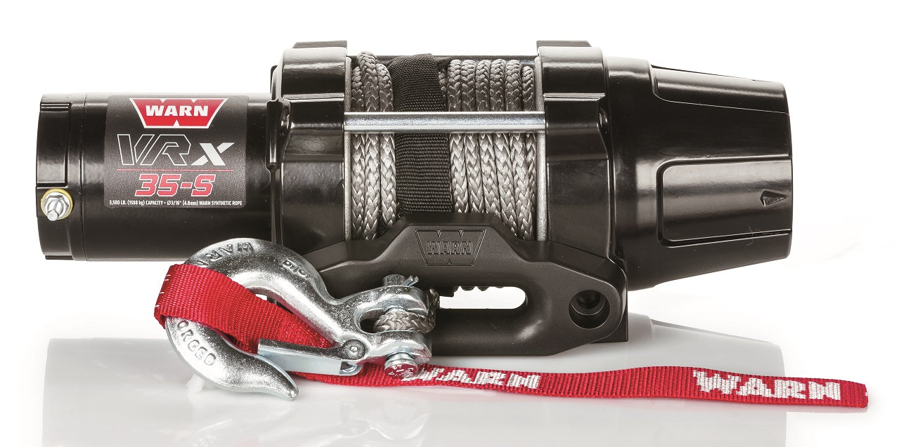 WARN 101030 VRX 35-S Synthetic ATV/UTV Winch, Lifetime Warranty