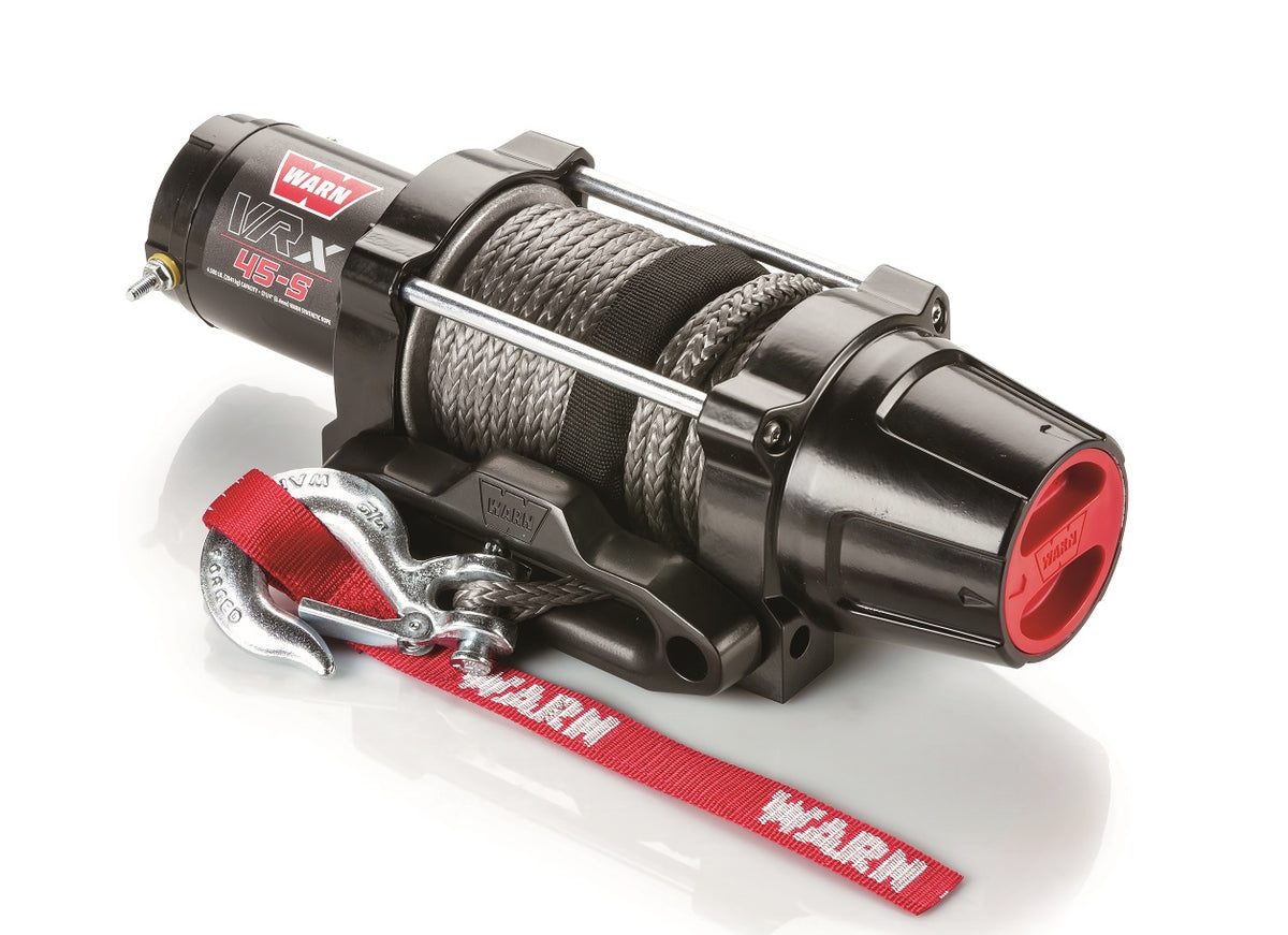 WARN 101040 VRX 45-S Synthetic UTV Winch, Lifetime Warranty