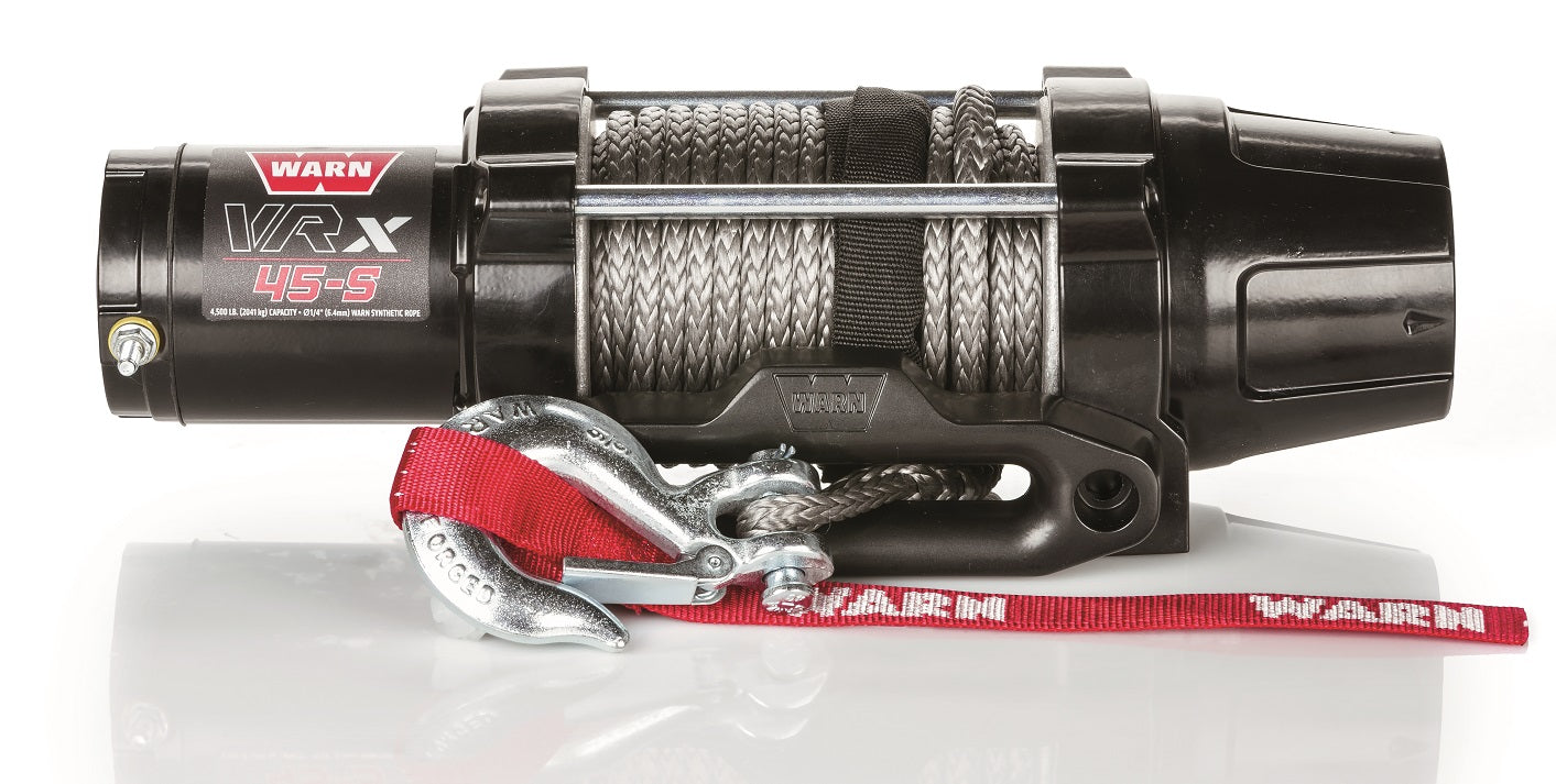WARN 101040 VRX 45-S Synthetic UTV Winch, Lifetime Warranty