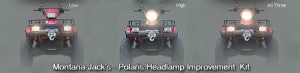 MONTANA JACK'S PHK-100 Polaris ATV Headlamp Improvement Kit
