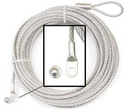 WARN 15236 ATV Winch Replacement Wire Rope for Steel Drums - 3/16 X 50 FT.